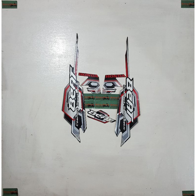 Striping honda beat karbu 2008 Hitam original 1000% NOS