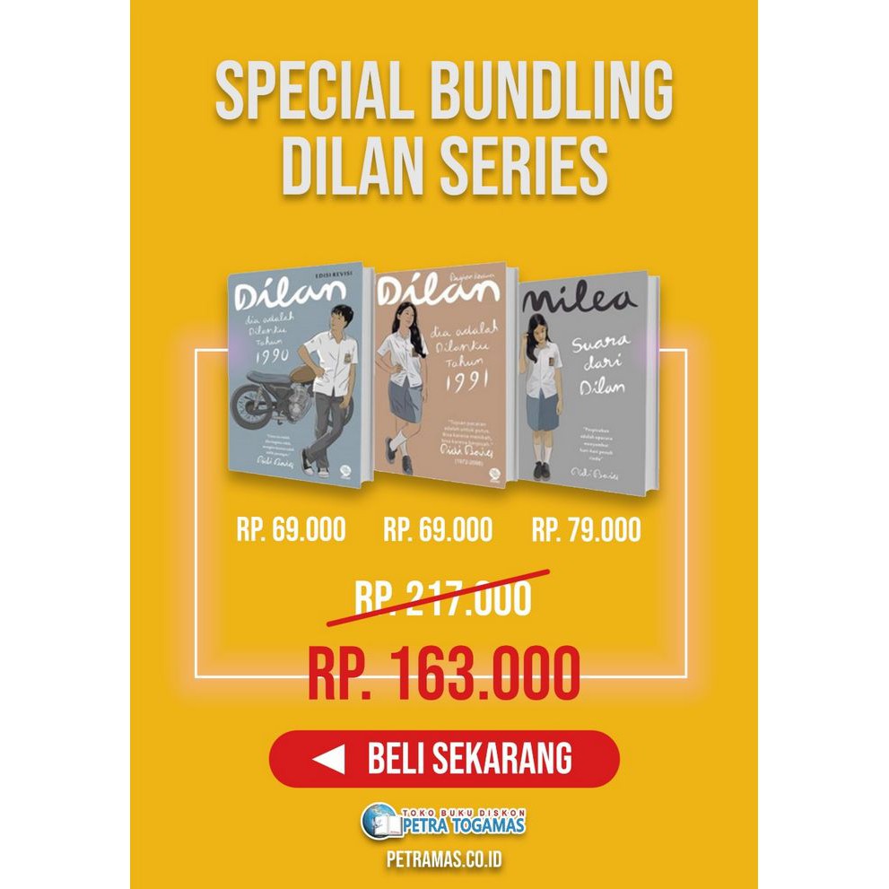 Termurah Paket Novel Pidi Baiq Dilan 1991 Dilan 1992 Milea Termurah Paket Novel Pidi Baiq Dilan 1991 Dilan 1992 Milea