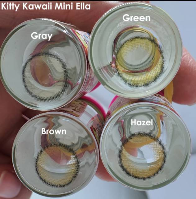 Softlens mini ella green kitty kawai