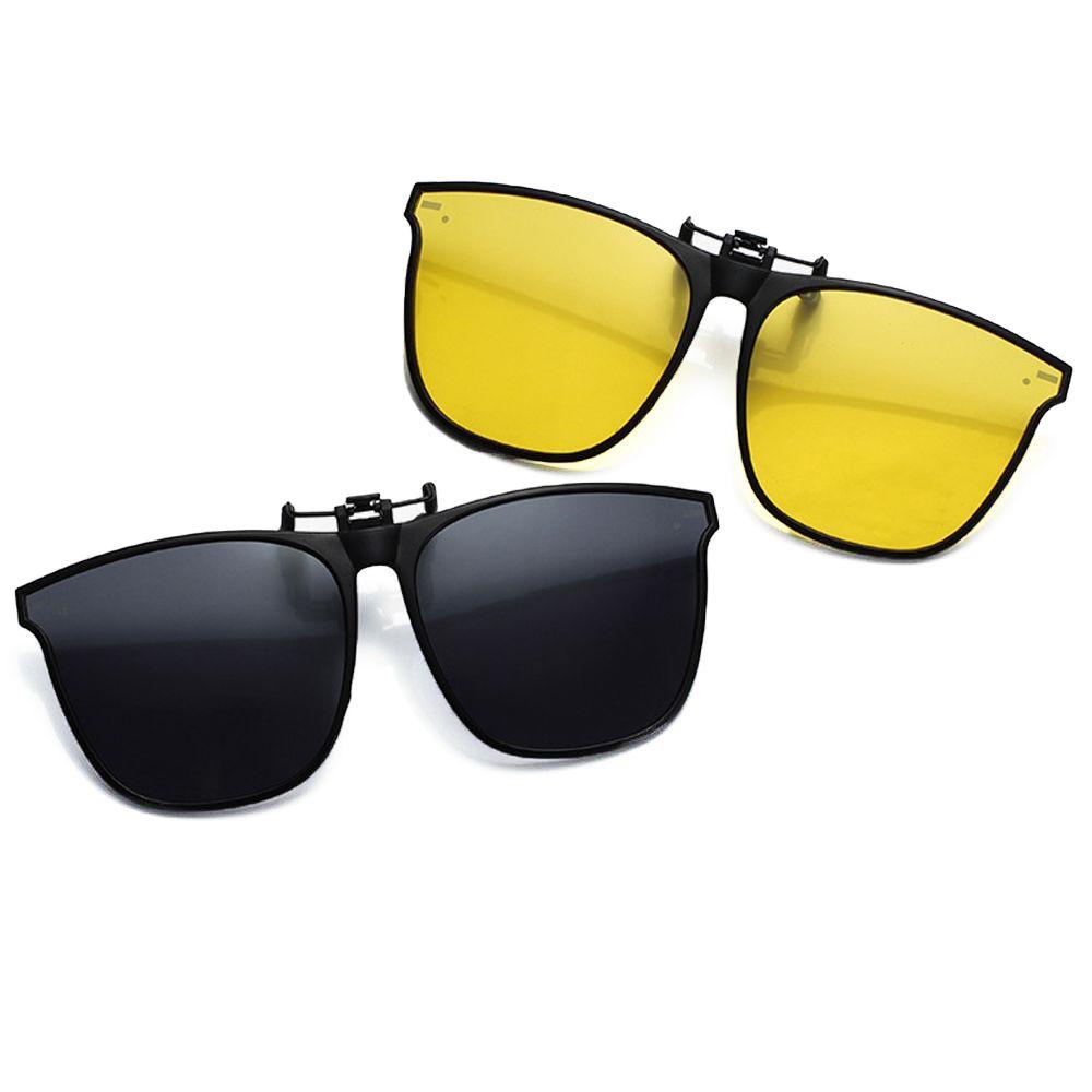 NICKOLAS1 Kacamata Clip On Kacamata Polarized Elegan Luar Sisi Laut Photochromic Anti Silau Night Vision Glasses