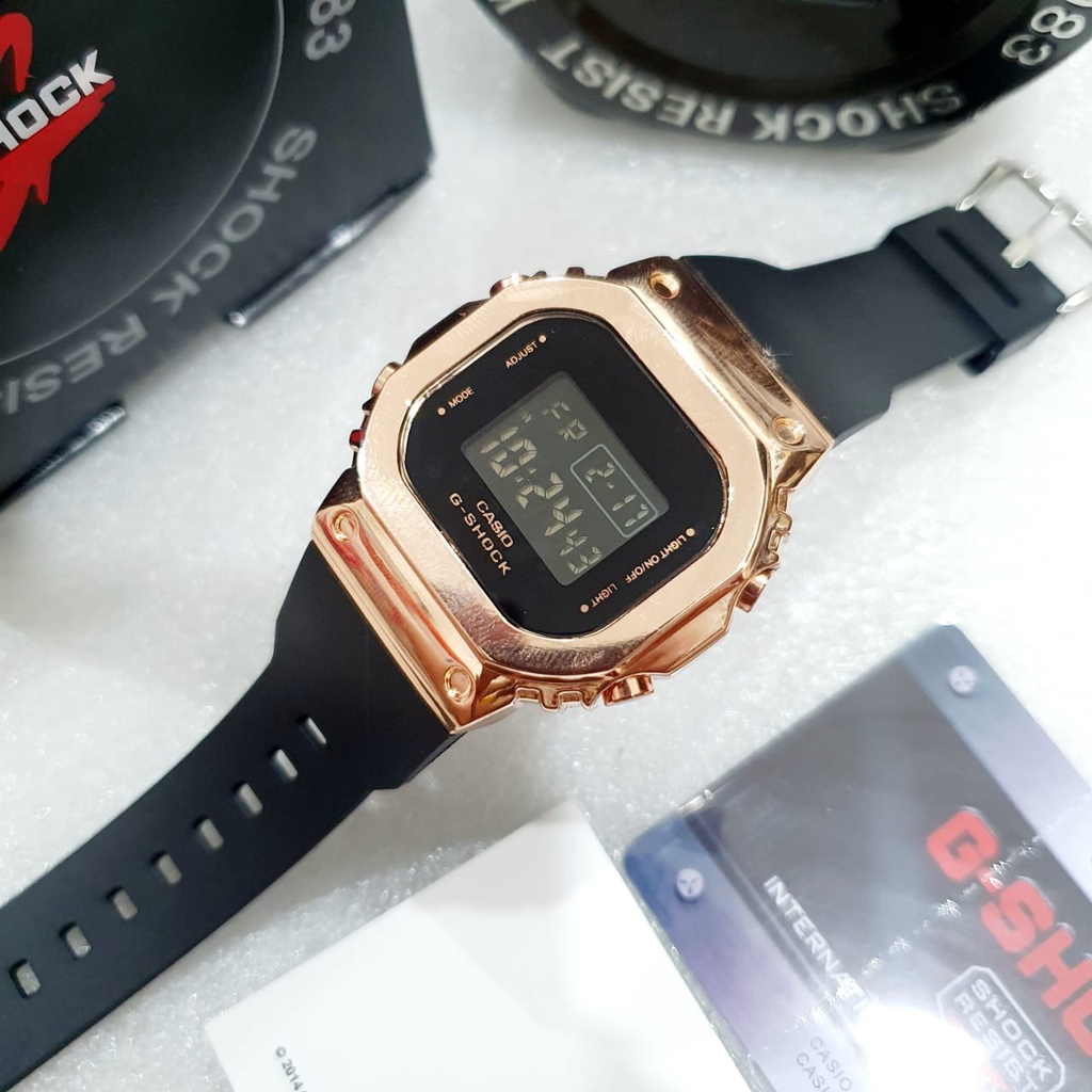 JAM TANGAN PRIA WANITA | RANTAI | KULIT | KARET | MURAH | DIGITAL CAS*10 S5600 G SHOCK Watch GM-S560