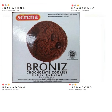 

Serena Broniz Chocolate Cookies 80gram