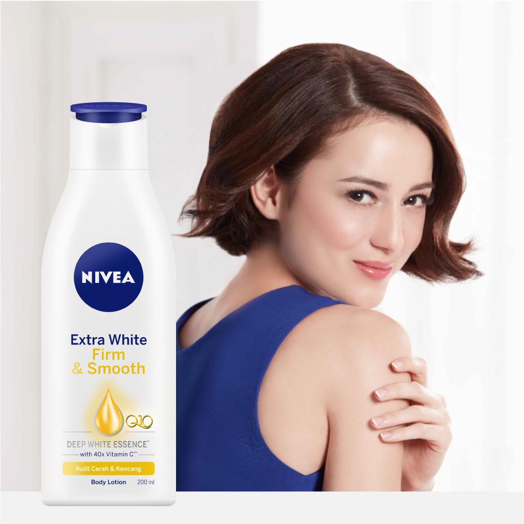 NIVEA Body Lotion Extra White Firm &amp; Smooth 200mL Triplepack