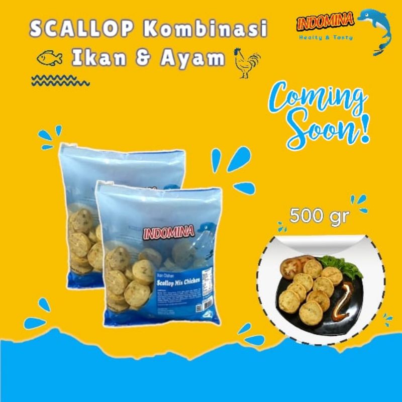 

Indomina Scallop Mix Chicken 500g Indomina Seafood Distributor Frozen Food Bogor Alternatife Cedea