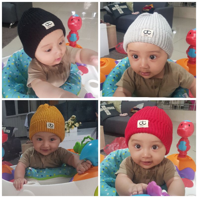 dc kids BEANIE HAT , topi rajut bayi , kupluk bayi, kupluk bayi premium,