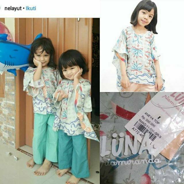 SALE GEDE New Aneya Top Ria Miranda Kids