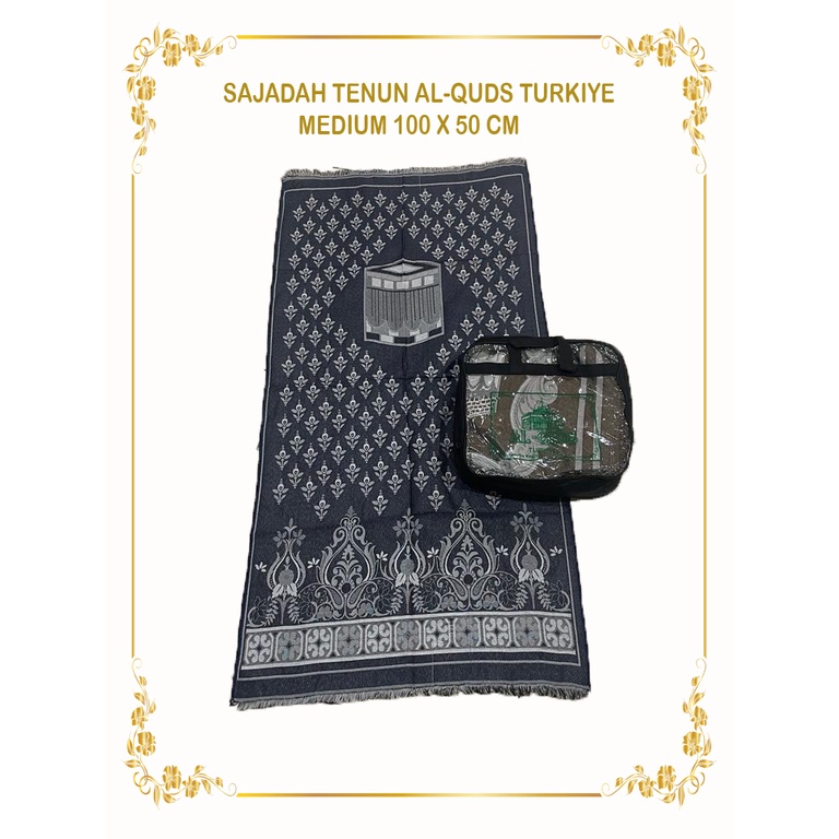 Paket Souvenir Sajadah AL-QUDS + Tasbih Sovenir Parcel Sajadah