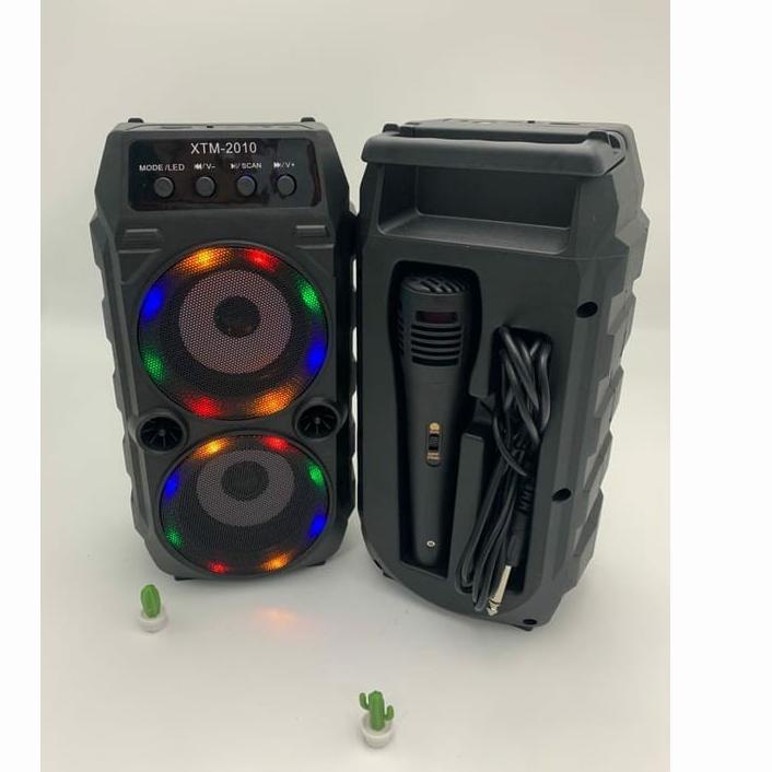 ◊ **Speaker Bluetooth XTM 2010 + Mic - Speaker Musik Box Portable Super Bass ➹