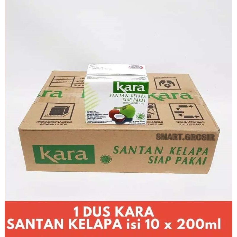 

KARA SANTAN KELAPA 200ML [PAKET 1CTN ISI 10PC] / SANTAN KELAPA SIAP PAKAI / KARA SANTAN