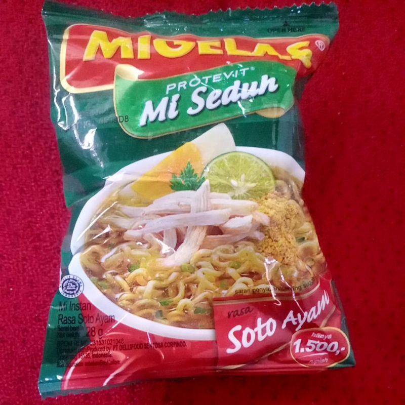 

MiGelas Mi Seduh rasa soto ayam 30 gr