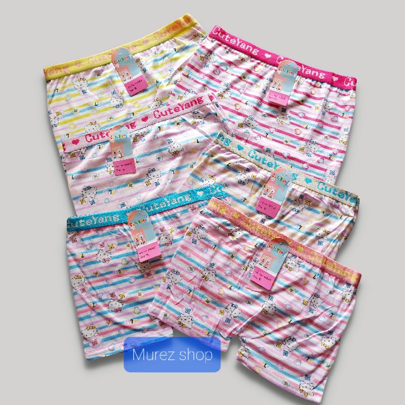 Celana Dalam Anak Perempuan Cd Boxer Anak Cewek 2-11 tahun