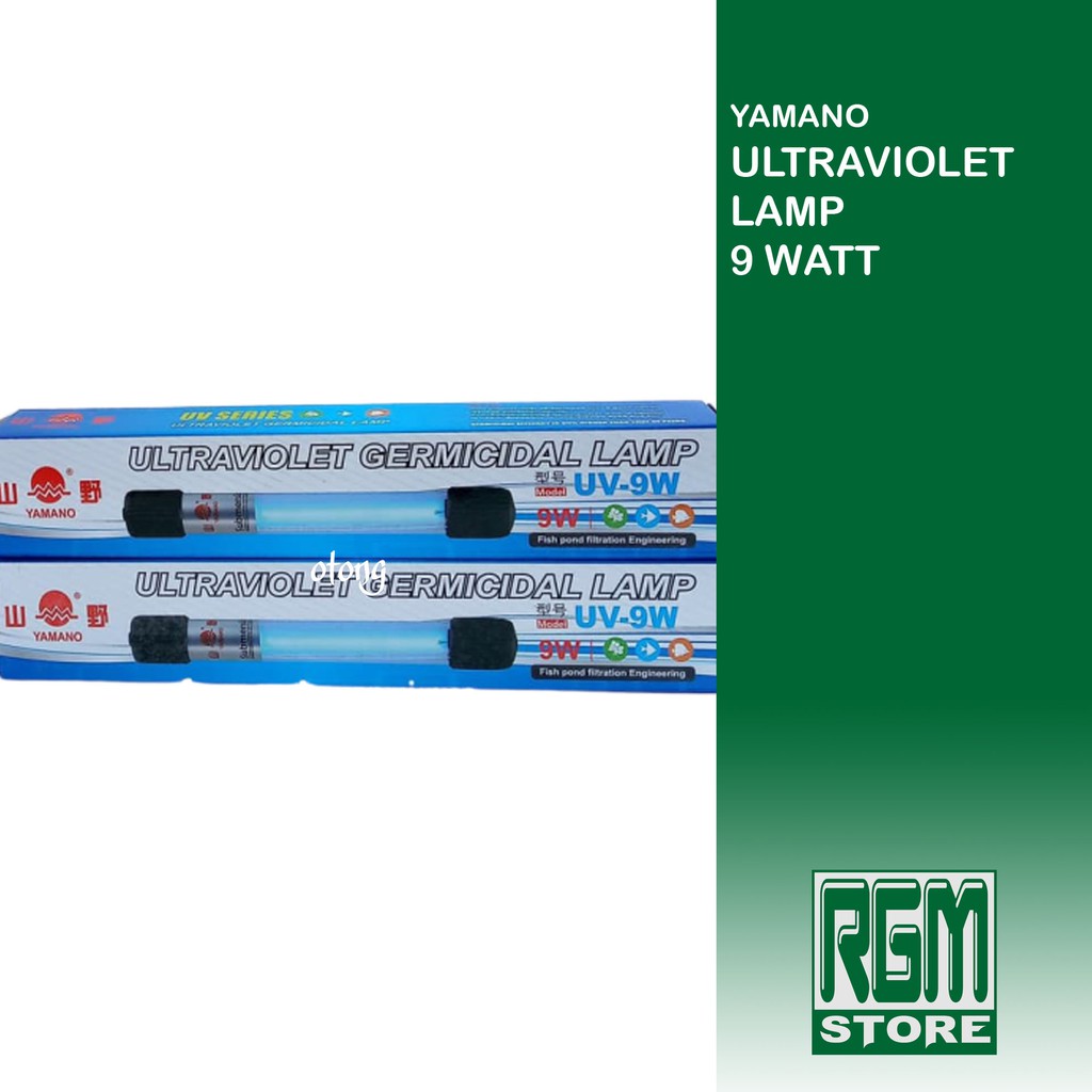 Yamano UV germicidal Lamp 9 watt 9w lampu ultraviolet aquarium murah