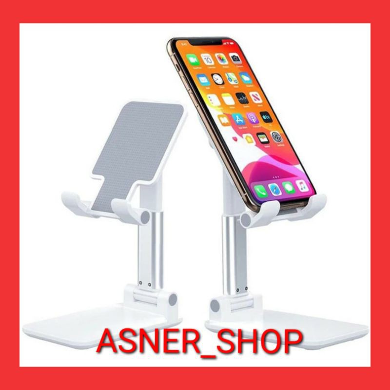 Folding Tablet Handphone TAB HD-23 Phone Holder Lipat Stand HD23 Besi Universal Original