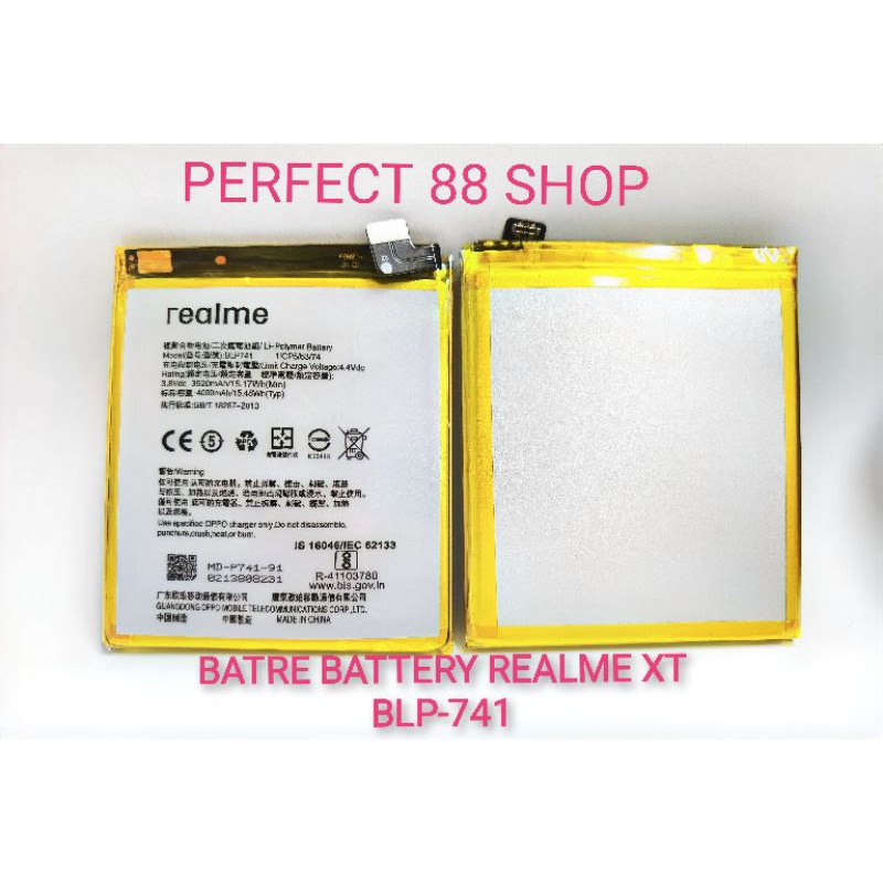 BATRE BATTERY BATERAI REALME XT BLP-741 Ori