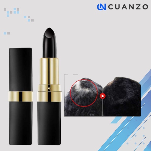Lipstik Cat Rambut Uban Penghitam Hair Dye Pen / Semir Rambut Lipstik Hitam Coklat Pewarna Uban Ketombe Bright Hair Dye Pen / Pewarna Rambut Temporer Praktis Model Lipstik Semir Instan Permanen / Cat Uban Rambut Mudah Digunakan / Semir Uban Murah Original