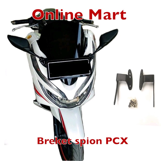 Breket winsil breket windshiel pcx model serpo breket spion PCX