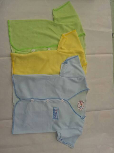 3 PCS Baju Bayi SNI Tangan Pendek Bahan Lembut Newborn 0-3 Bulan