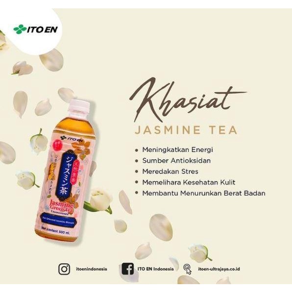 

Nay / Ito En Jasmine Tea Unsweetened Teh Melati Jepang 500Ml - 12 Pcs