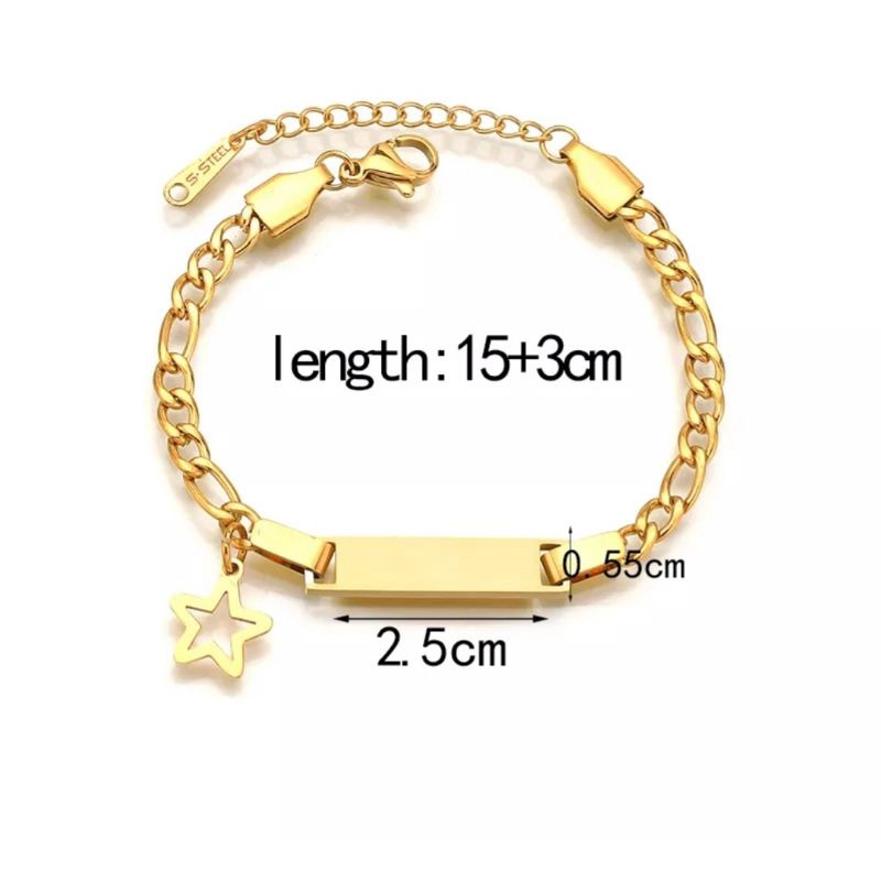 gelang plat bayi