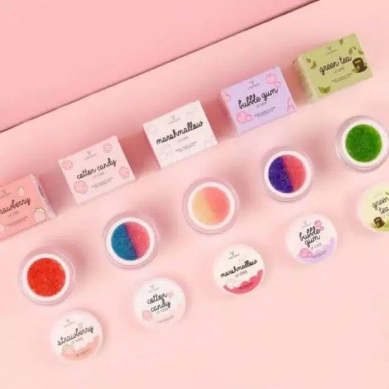 Liplapin Lip Scrub 15 gr [BPOM] / scrub bibir