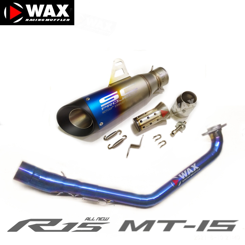 KNALPOT SC PROJECT IMPORT FOR YAMAHA R15 R15V3 R15V4 MT15 XSR 155 KOLONG UNDERBELLY