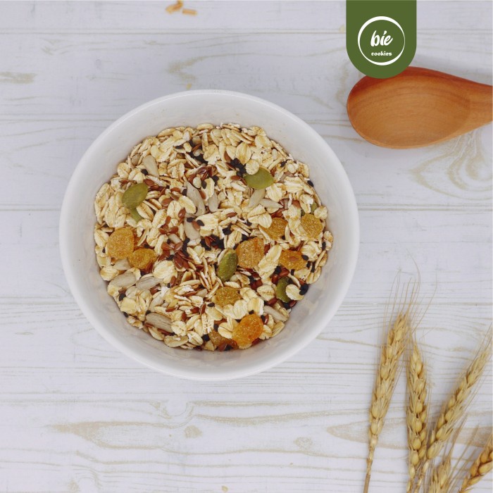 

MUESLI ALMOND MIX BERRY 500gr | Sarapan Sehat Makanan Superfood Diet - seed combo