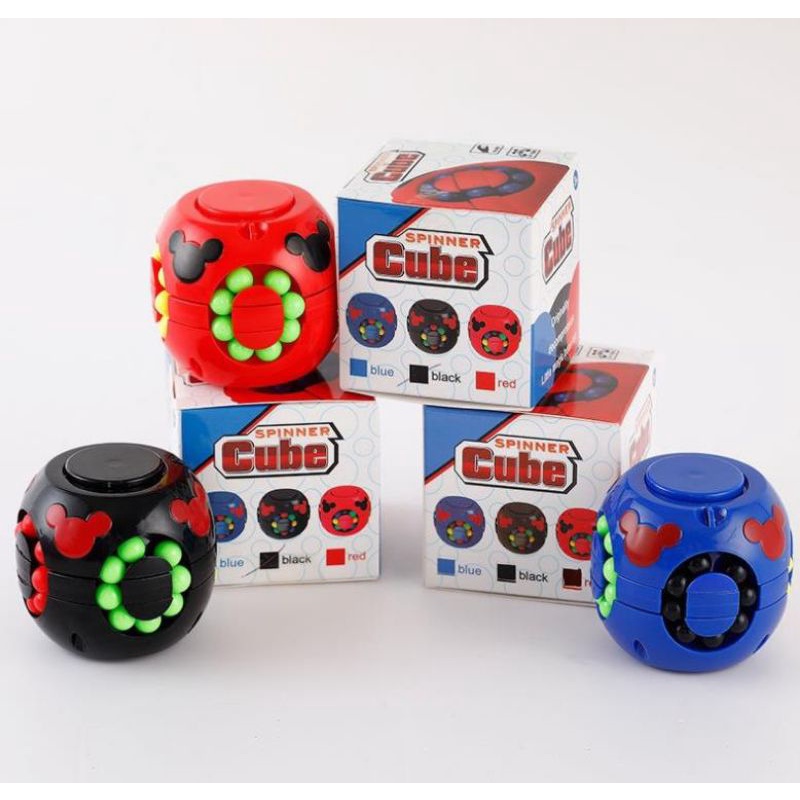 hokkiterus21 ⭐⭐⭐⭐⭐SPINNER RUBIK CUBE spiner rubic puzzle 3d gangsing anak R002