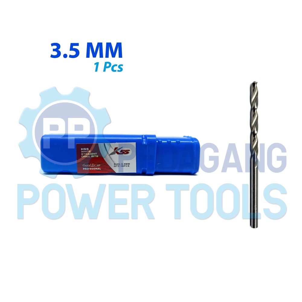 K55 SATUAN MATA BOR BESI 3.5 MM MATABOR KAYU ALUMINIUM HSS DRILL BITS