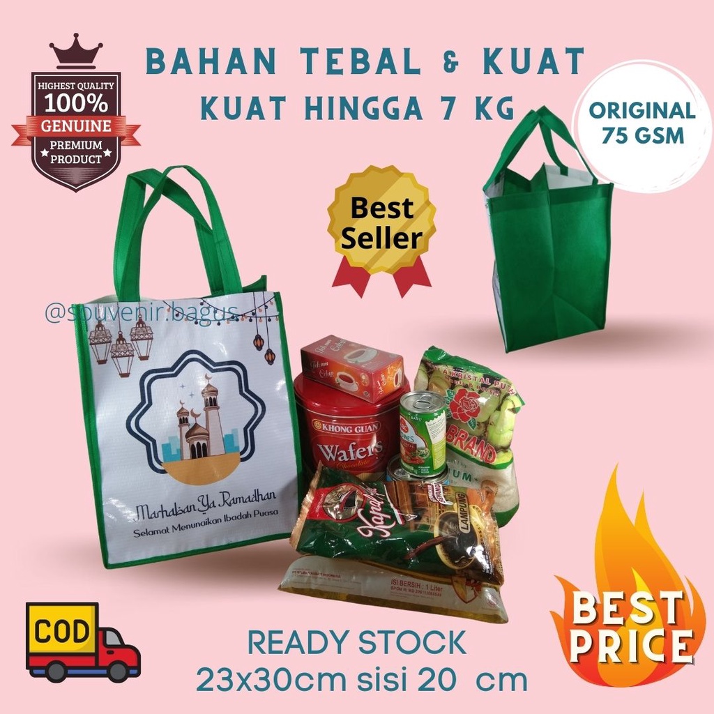 Tas Souvenir Umroh Parcel Lebaran Haji Hantaran Bingkisan Gift Hajj Umrah Puasa Marhaban Ya Ramadhan Idul Fitri Murah Kuat Kombinasi Warna Free Ongkir  Tas Lebaran Tas Souvenir Mekah Madinah