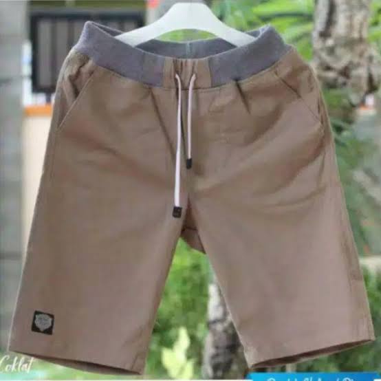 CELANA PENDEK CHINO POLOS TWIL TEBAL