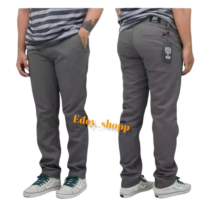Celana panjang chino pria standard/Reguler bahan streacht/melar/chino/chino pria