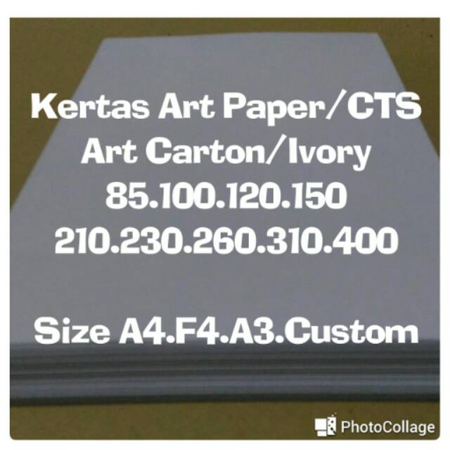 

Kertas Art Paper/CTS 120gsm (65x100)