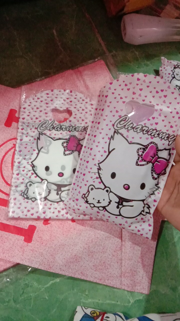 Kresek Motif Olshop Kecil 13x21/ Kantong Plastik Olshop / Kantong Kresek