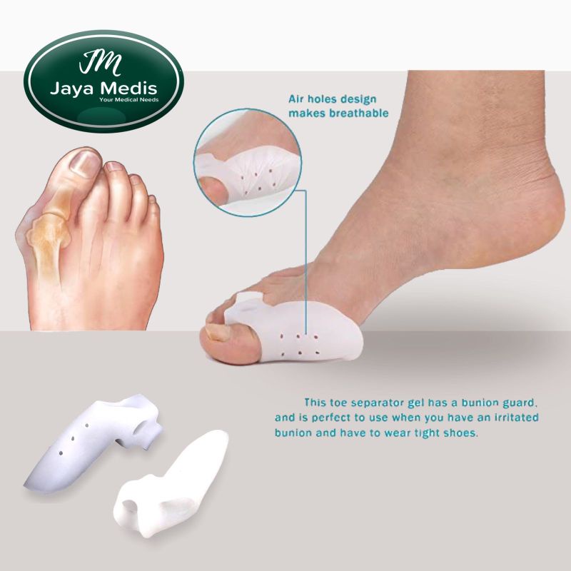 Pemisah Jari Kaki Korektor Hallux Valgus - Bunion 7 Pcs