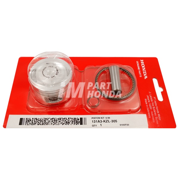 131A3-KZL-305 Piston Kit Seher Ring Pen Beat Scoopy Spacy Karbu & Fi Over Size 50-1