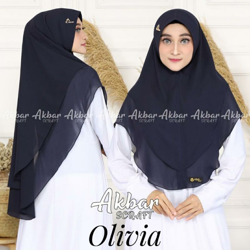 Khimar Akbar Scarf Olivia Terbaru SN