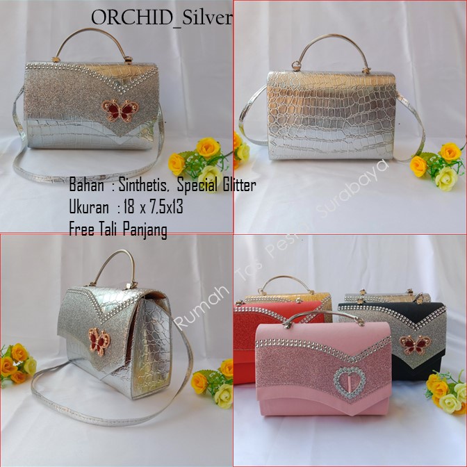 Tas Selempang,Tas Termurah,Tas Bagus,ORCHID_Silver