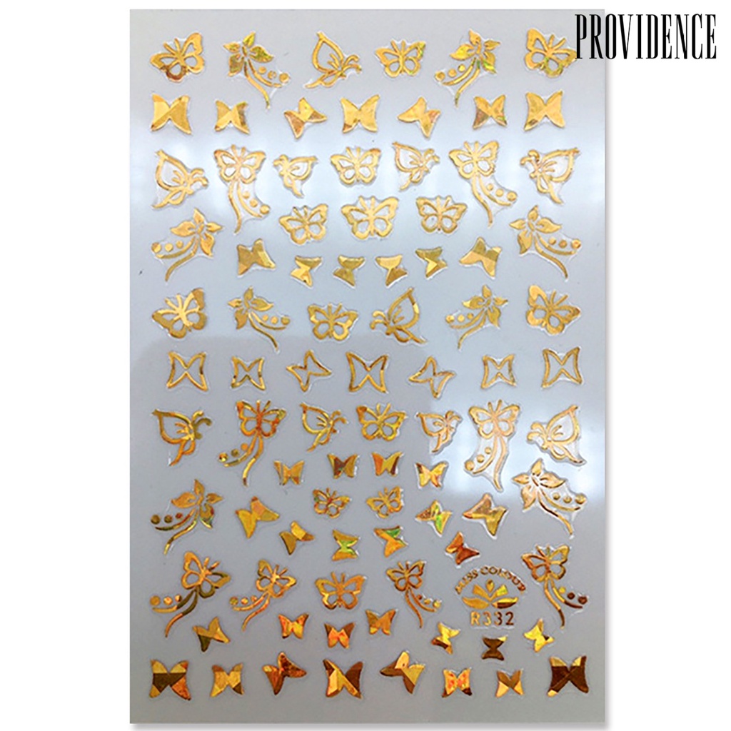 Providence 3D Beauty Butterfly Nail Art Stickers Manicure Decal DIY Fingernail Decoration