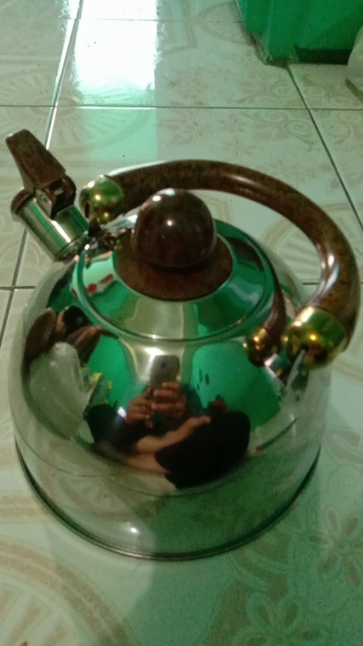 Teko Siul - Ceret Bunyi - Whistling Kettle Stainless Steel 2.5 Liter Q2 8025