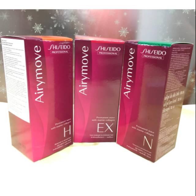 Shiseido Airymove Obat  Keriting Kriting 1 Set Curly  