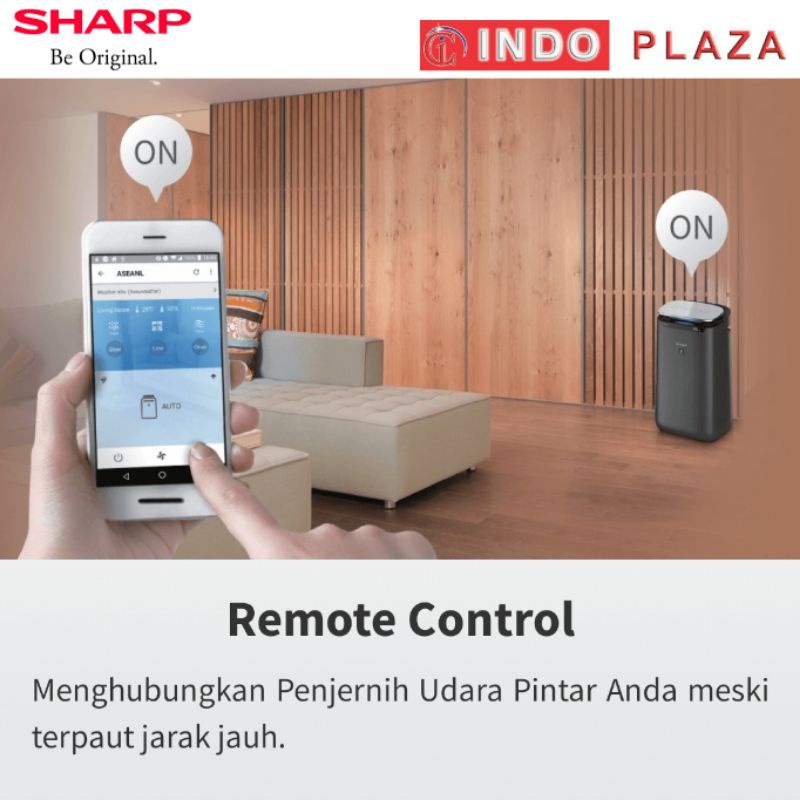 AIR PURIFIER SMART SHARP FP-J80Y-H Cakupan area 62 m2