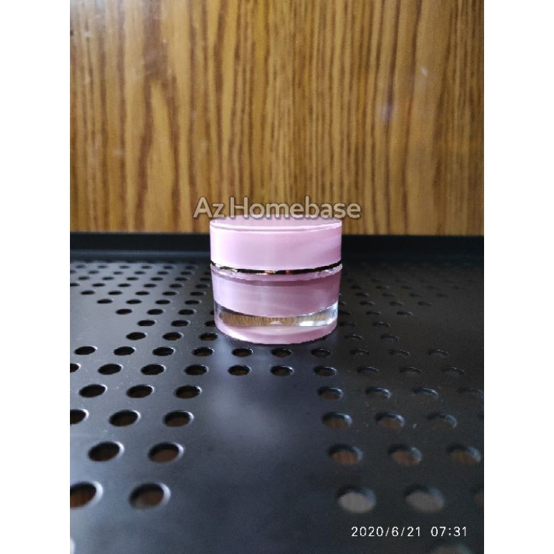 Pot Akrilik 10gr Pink - Pot Akrilik 10gram Pink - Pot Krim Acrylic 10gr - Acrylic Jar 10gram