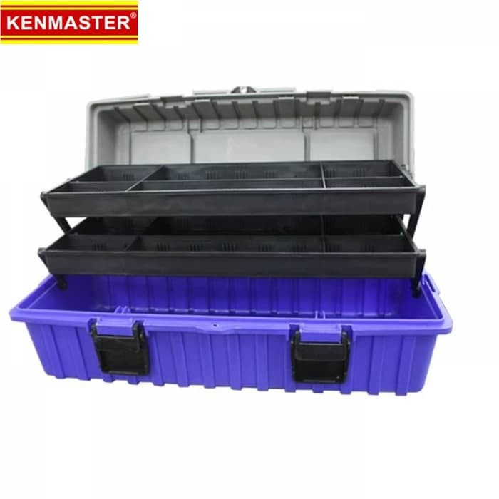 Kenmaster Tool Box 17&quot; Heavy Duty 17inch - toolbox 17 inch 2 susun