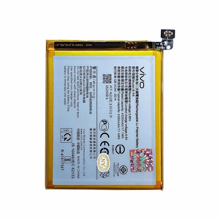 Battery Batere Batre Baterai Mcom Vivo V19 B-K6 BK6