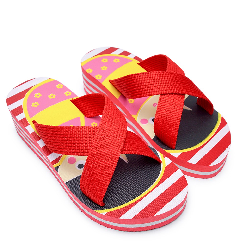 DNOIR Sandal Anak Perempuan SELOP3136 MERAH