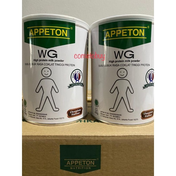 

Appeton Weight Gain Susu Untuk Gemuk Rasa Cokelat (Dewasa) - 450 Gram
