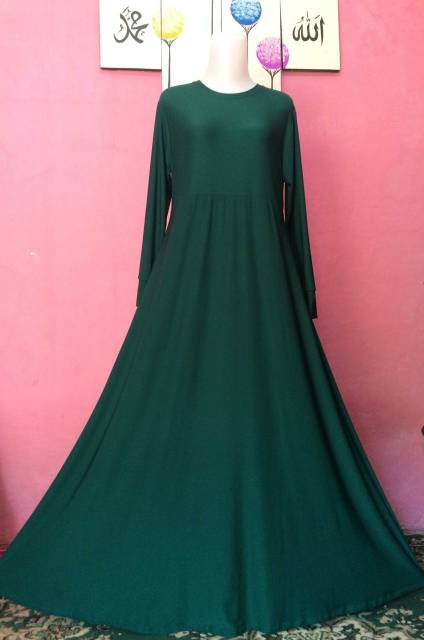 Gamis Polos Jersey Size XL