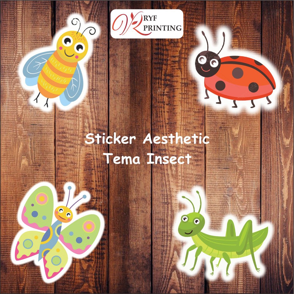 

STICKER AESTHETIC TEMA INSECT