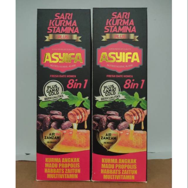 

MADU KURMA ANGKAK 8in1 Asyifa 350gr