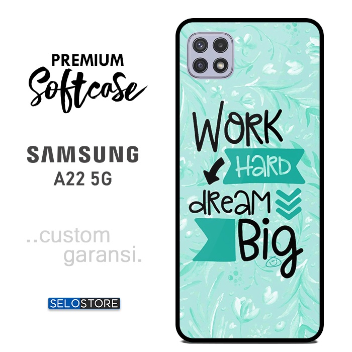 Glass Case Samsung A22 5G Custom